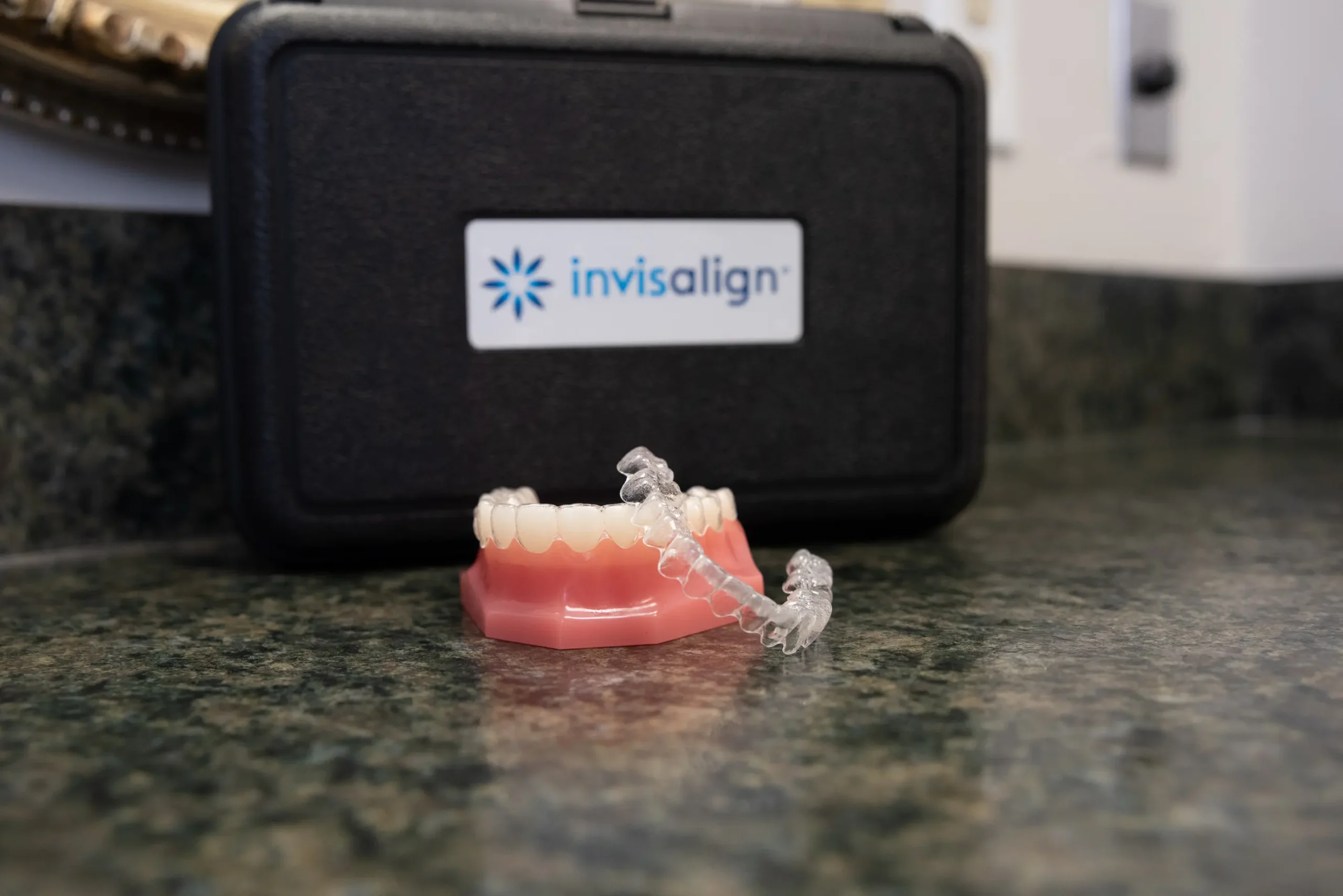 invisalign aligners Invisalign clear aligners in our Plano office
