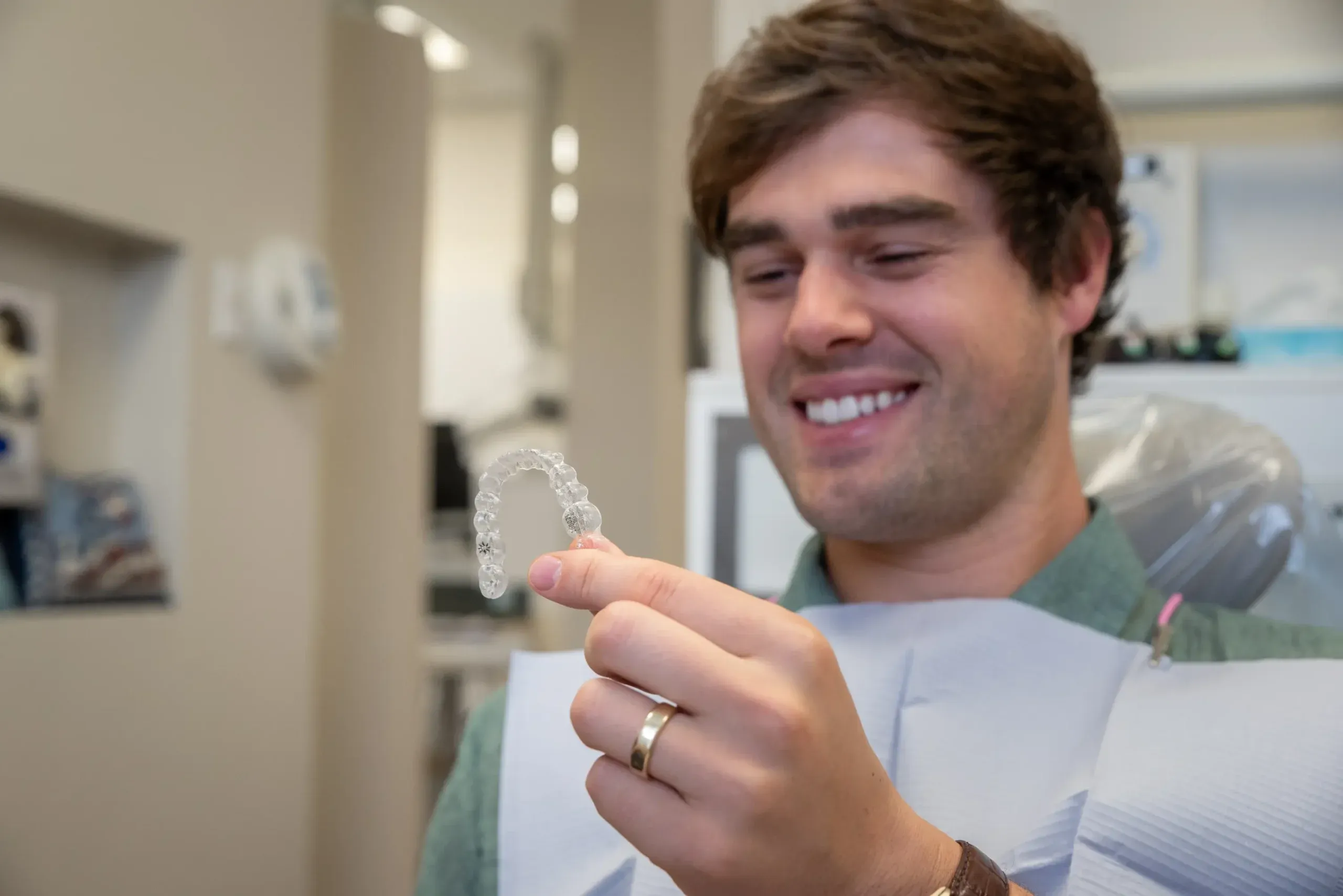 Patient of Dr. Simmons considering invisalign